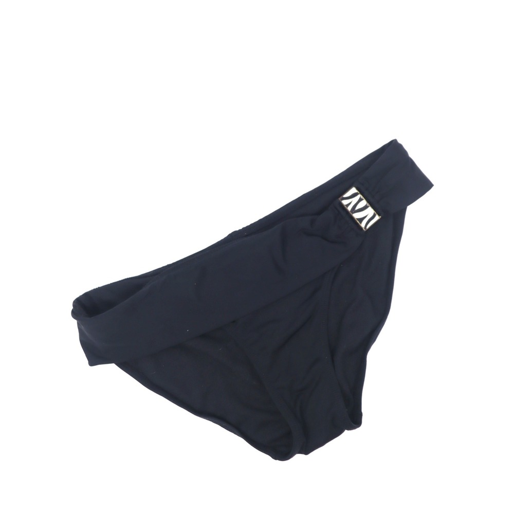 Black Bikini Bottom XS White House Black Market Women Full Coverage Foldover